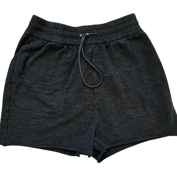 Varley Womens XS High Rise Shorts Gray Nevada Pant Drawstring Pockets Athletic - Picture 1 of 12